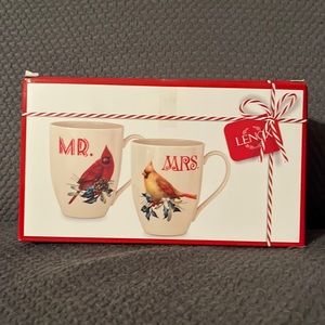 Lenox Christmas mugs  brand new